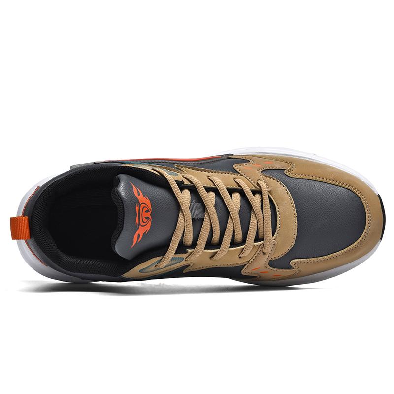 PU Leather Sneakers Men Sports Casual Shoes Fashion Basketball Shoes Sales Discounts