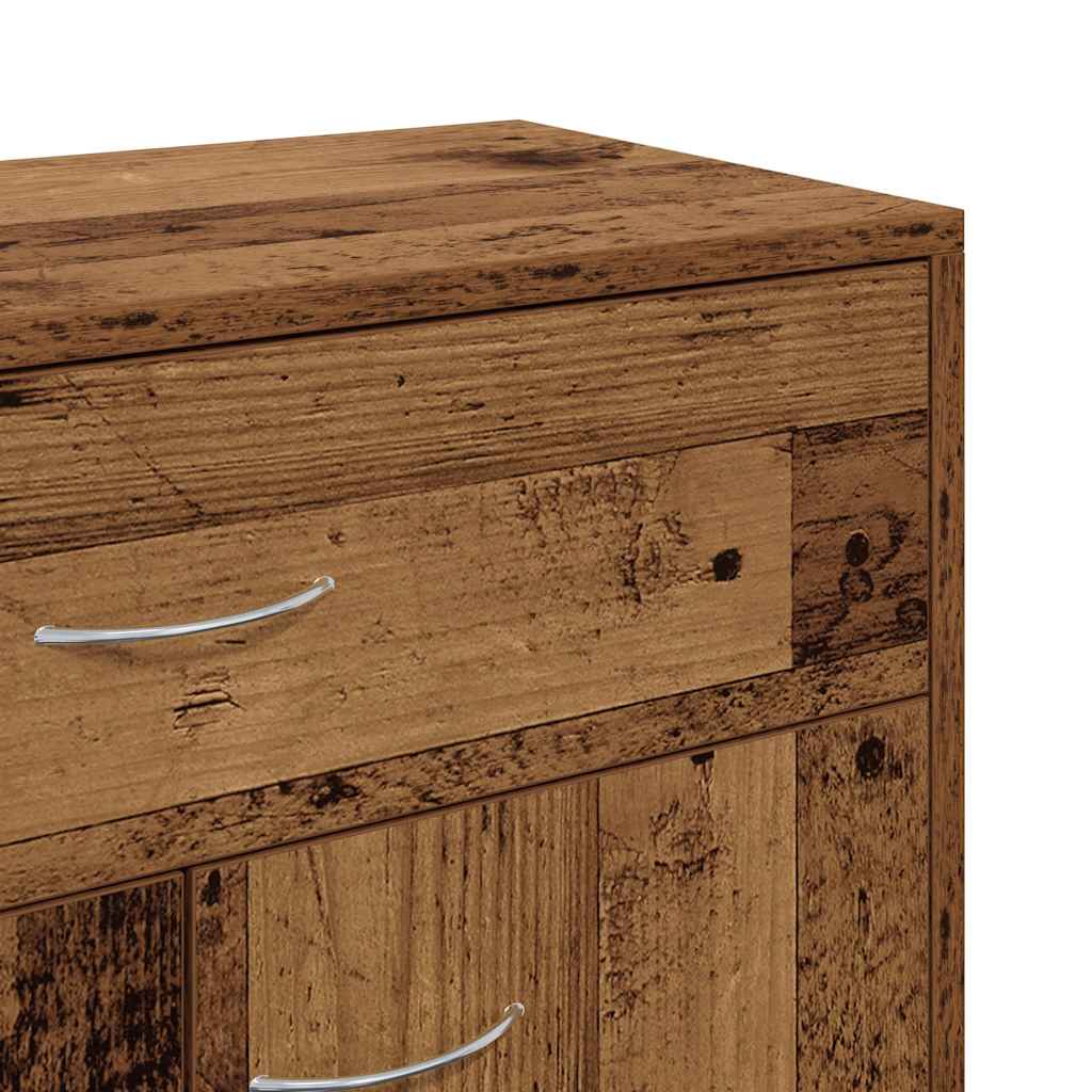 Sideboard in Rustic Wood Look 60 x 30 x 75 cm Engineered Wood