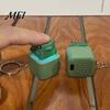 Portable Keychain Toy 1/2Pcs Seagull Mine Button Keychain, Rechargeable Fidget Clicker with Real Pocket-sized Stress Sound & LED Light, Mini