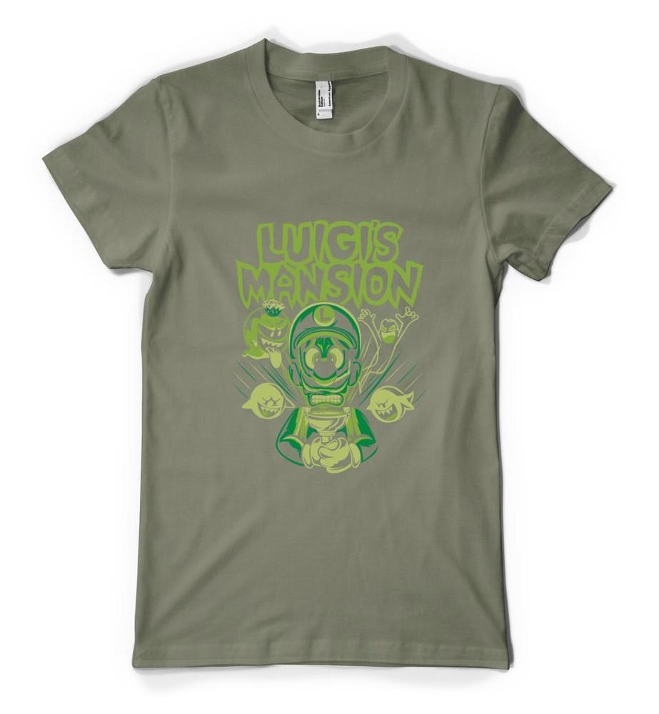 Bnwt Free Personalisation Luigi Unisexsion Gaming Mario Adult And Kids TShirt