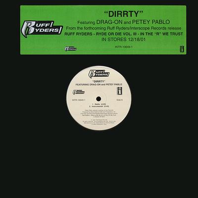12-дюймовая пластинка RUFF RYDERS - Dirrty INTR106491 Interscope Reco 2001 US Rap & Hip-Hop/R&B Б/у
