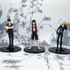 One Piece Модель ручной работы Золотой город Версия из фильма Черная одежда Команда Соломенной шляпы 9 Полный набор Луффи Зоро Аниме Фигурки ПВХ Материал