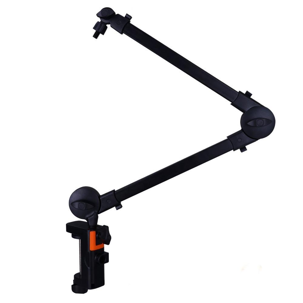 Universal Microphone Boom Arm 360° Rotation Desktop Stand Professional Mic Stand Live Streaming