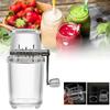 Mini Manual Ice Crusher Hand-cranked Breaking Ice Machine Smoothie Maker Ice Shaver  Summer