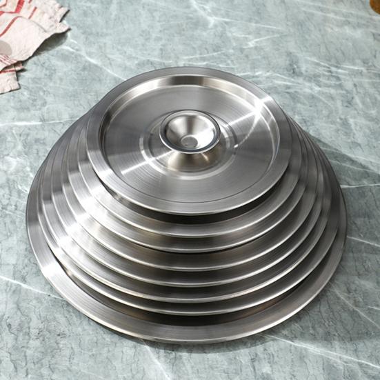 Крышка для кастрюли из нержавеющей стали Универсальная крышка, устойчивая к пару Жаростойкая ручка-кнопка Легко поднимаемая крышка для банок и кастрюль Кухонные аксессуары для приготовления пищи