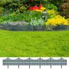 VidaXL Lawn Edging 17 Pcs 10 M Green 41229