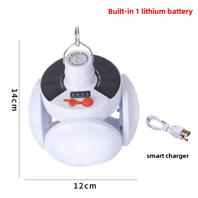 Светодиодный суперяркий уличный светильник на солнечных батареях - энергосберегающая лампа для ночных торговых палаток и кемпинга