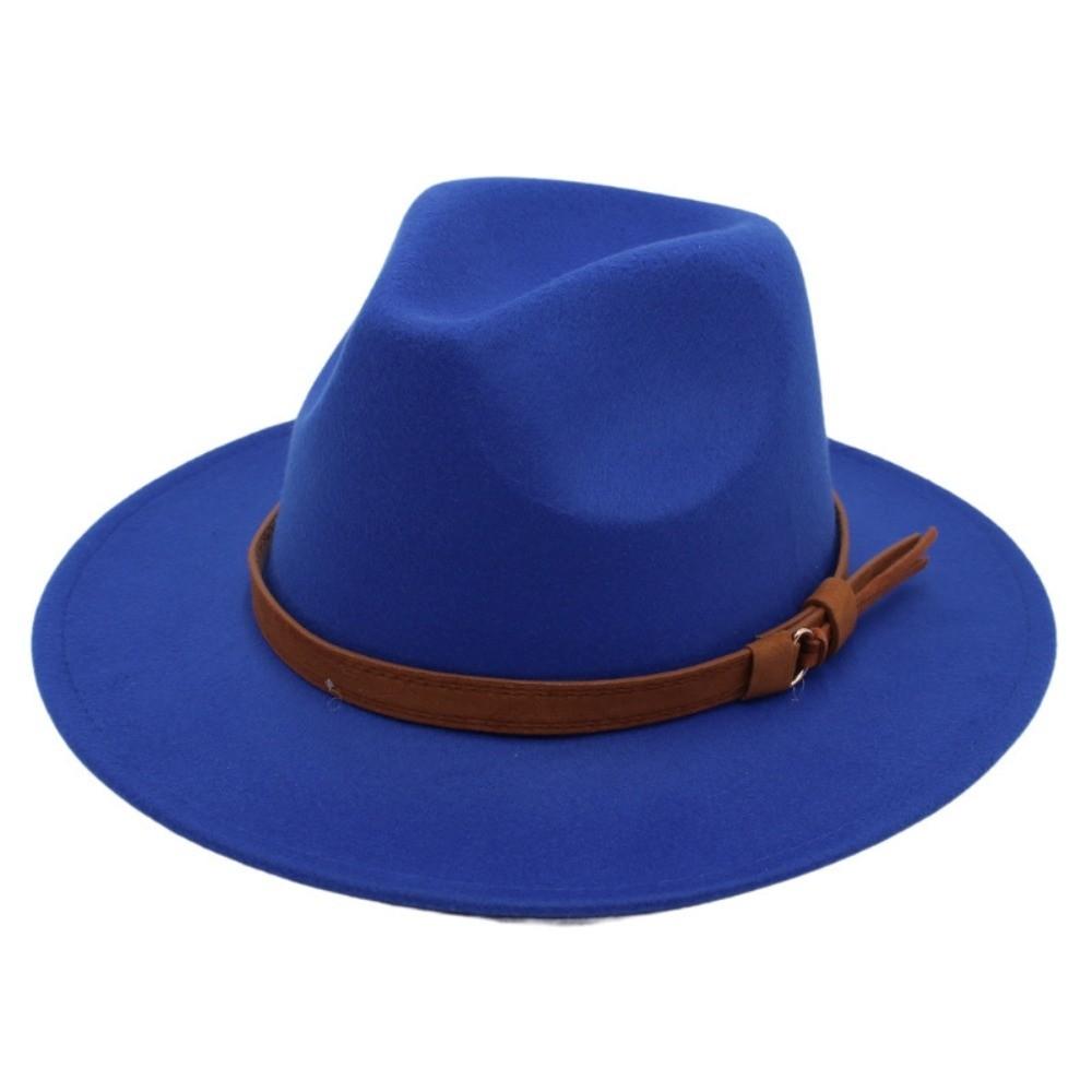 Artificial Suede Western Cowboy Hat Tibetan Style Jazz Fedora Hats Outdoor Riding