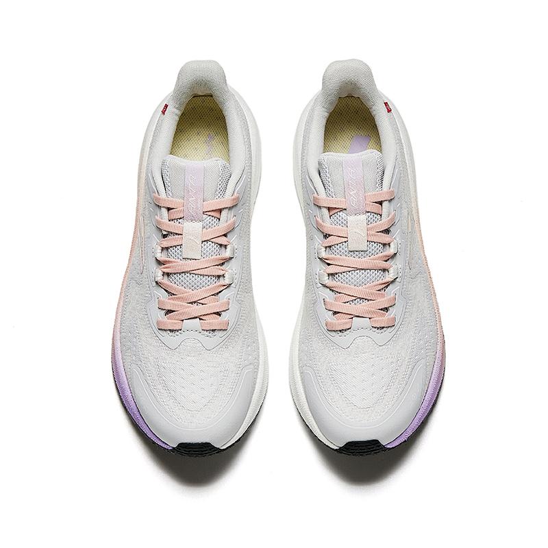 Anta Rocket 5 Shock Absorption Rebound Wear-Resistant Non-Slip Low-Top Nitrogen Technology Training Running Shoes Women Sneaker Gray 922445503-1