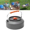 Outdoor Camping Coffee and Teas Kettle Portable Teapot Aluminum Camp Teas Coffee Pots Water Boilers for Picnics