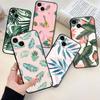 Retro Flower Leaf  Phone Case For iPhone Samsung Galaxy Redmi Xiaomi Oppo OnePlus Note S A 7 8 9 10 11 12 13 14 20 21 22 23 53 54 Pro Max Plus Ultra