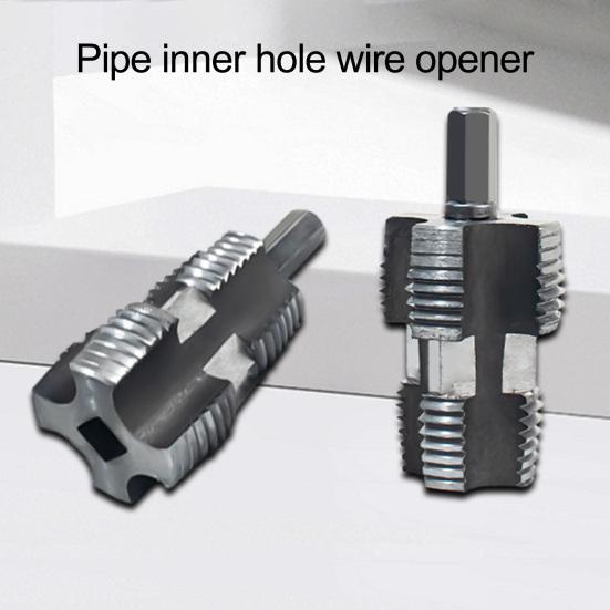 Набор для нарезания резьбы для водопроводных труб для электрической дрели Набор для нарезания резьбы для труб с 3 плашками 1/2" 3/4" 1" Инструмент для нарезания резьбы из ПВХ для домашнего ремонта Профессиональная сантехника