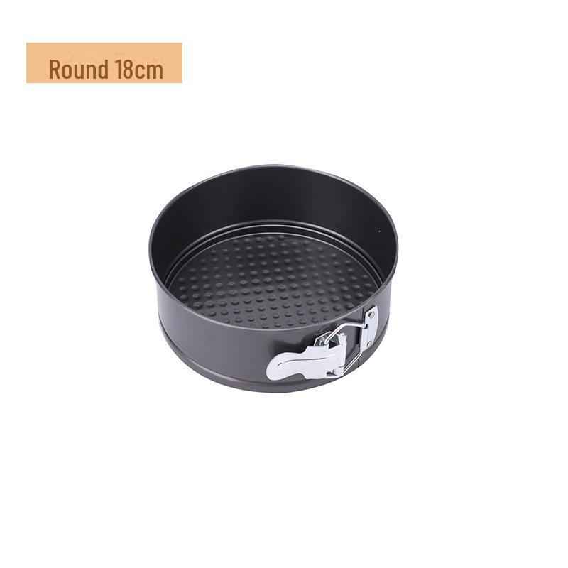 Форма для торта «Трансграничный»: Круглая/квадратная, антипригарная, устойчивая к высоким температурам, легкоочищаемая, съемное дно, надежная застежка