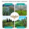 G3/4 Brass 4‑Way Garden Hose Splitter Ball Valve Hose Adapter Water Faucet Valve Connector