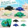 3D-печатная шарнирная игрушка-морская черепаха с подвижными суставами, креативное модельное украшение для коллекционеров