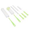 Bottle Brush Set Food Grade Long Handle 5 Types Water Bottle Cleaner for Wine Sports Bottles