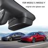 Футляр для автомобильных очков Tesla Model 3 Y New 3, солнцезащитный козырек, держатель для автомобильных очков, аксессуары для салона автомобиля