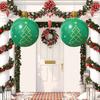 18.9 Inch Giant Inflatable Christmas Ball Outdoor Large PVC Blow Up Ball for Outside Yard Lawn Porch Decoration