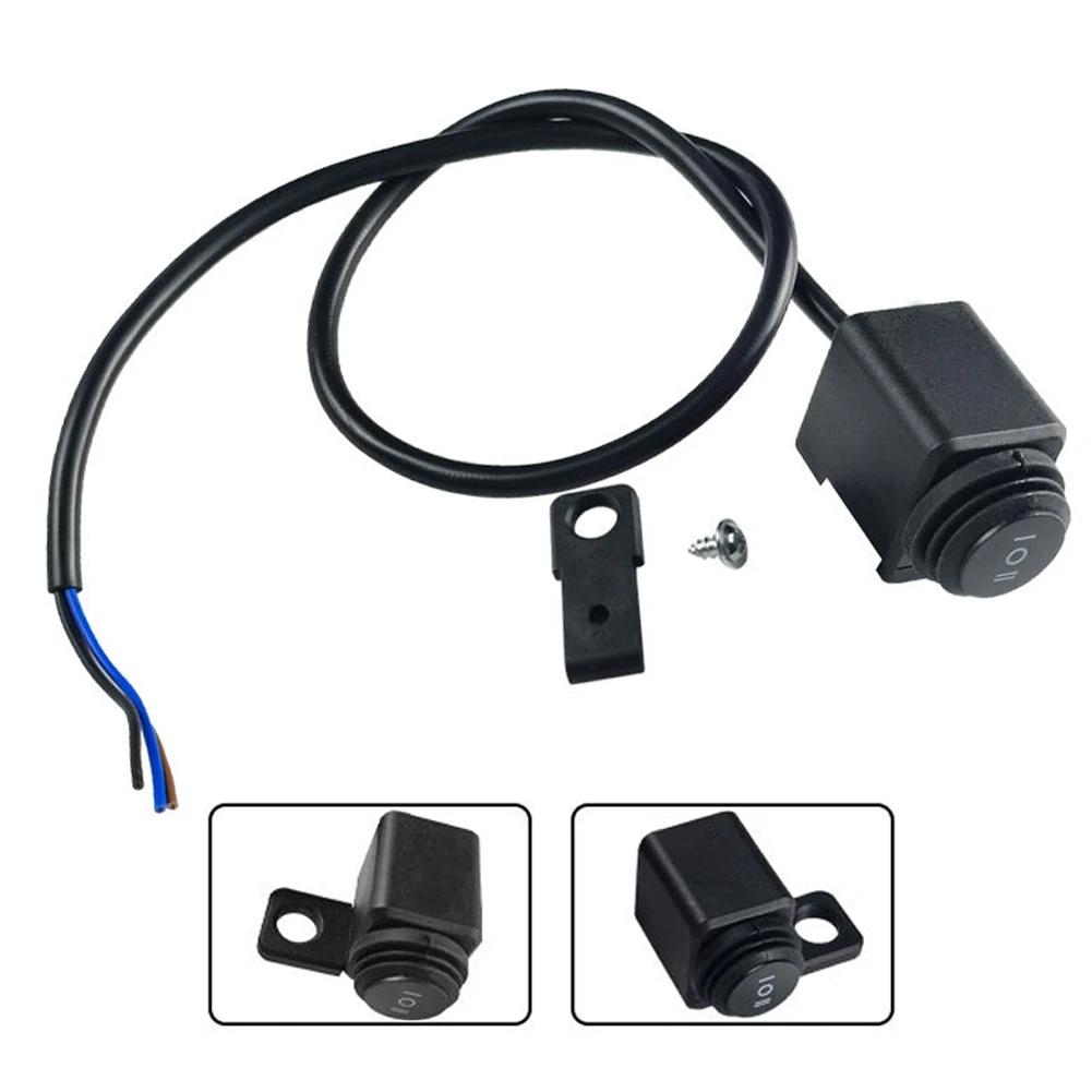 Motorcycle Signal Lights Switches ON-OFF-ON Button Switches Rearview Mirror Multi-Function Switches Left Or Right Universal
