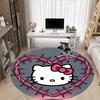 1 шт. Ковер-сиденье Hello Kitty для офиса, нескользящий, машинная стирка, ковер для офиса, комнаты, праздничный декор на Рождество, день рождения, полиэстер