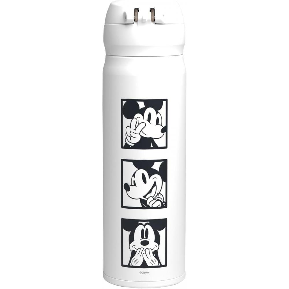 Термос Thermos с вакуумной изоляцией, дорожная кружка 500 мл, Микки, с одной кнопкой, легкий, легко моется