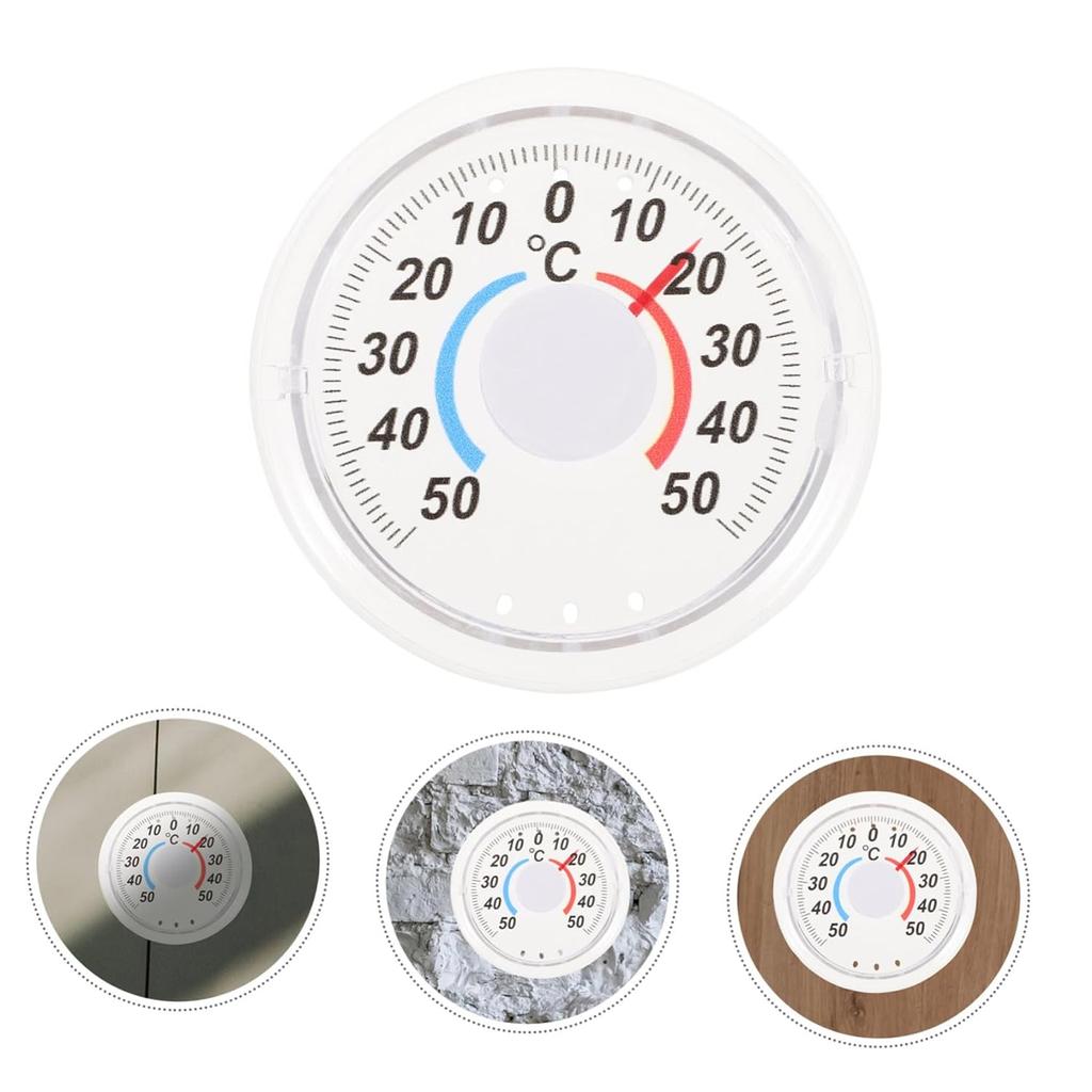1 шт. подвесной термометр для помещения, датчик температуры для улицы, термометр для воды на присоске, настенный круглый термометр