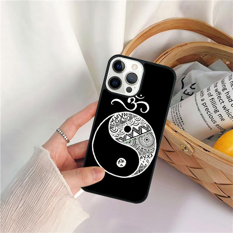 Aum om Намасте Символ Дзен Йога Чехол для телефона Для iPhone 17 Air 16 15 14 11 12 13 Pro MAX Plus coque Чехол Оболочка