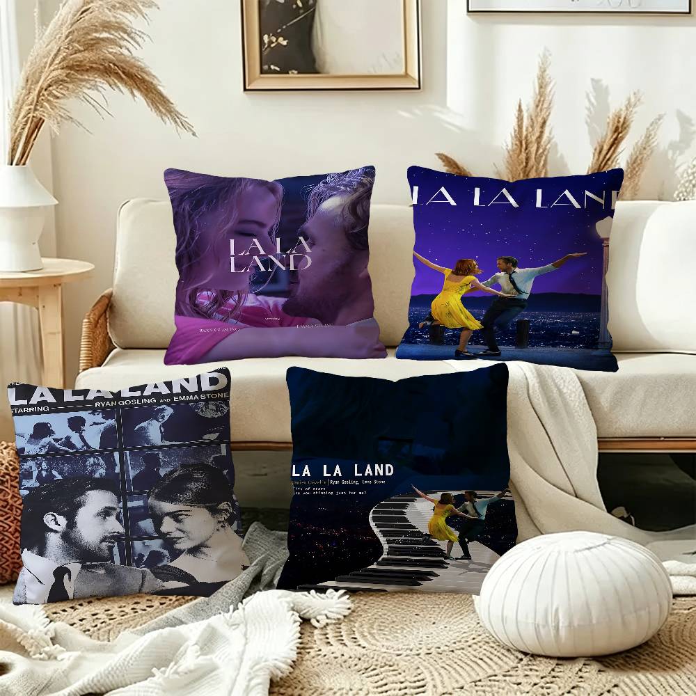 L-La La L-Land Maple Design Cushion Cover Happy Autumn Harvest Decor Holiday Decorati Pillow Cover