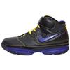 Zoom Kobe 2 Мягкие и удобные Нескользящие Износостойкие Средняя высота Винтажные Баскетбольные Кроссовки Мужские Черные 316022-051