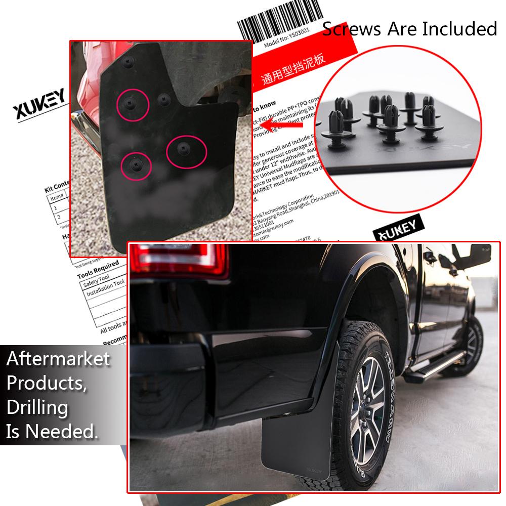 Для Ford F-Series F-150 F-250 F-350 F-450 F-600 F-650 F-750 F150 F250 F350 F450 Брызговики Брызговики крыло
