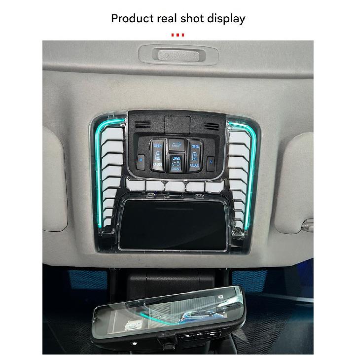 Car Ambient Light for Toyota Alphard Vellfire 30 Series LED Roof Reading Lamp Multi Color Interior Upgrade Plug and Play ABS Kit Neon Lights 4