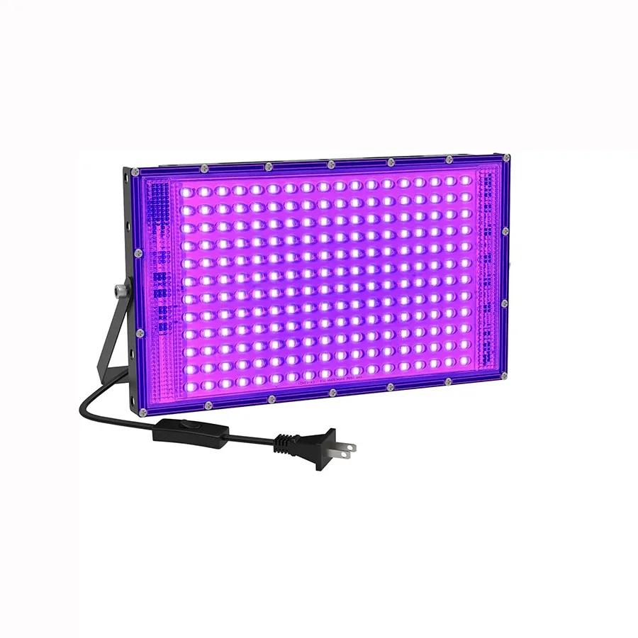 300 Вт светодиодная УФ-лампа черного цвета 395 нм УФ-лампа для отверждения смолы УФ-лампа обнаружения бестеневая лампа для отверждения клея зеленая масляная лампа для отверждения смолы