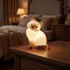 10 шт. Миниатюрные Светящиеся Милые Сиамские Кошки Котята Кошки Микро Пейзаж Украшения Для Декора Комнаты Настольные Аксессуары