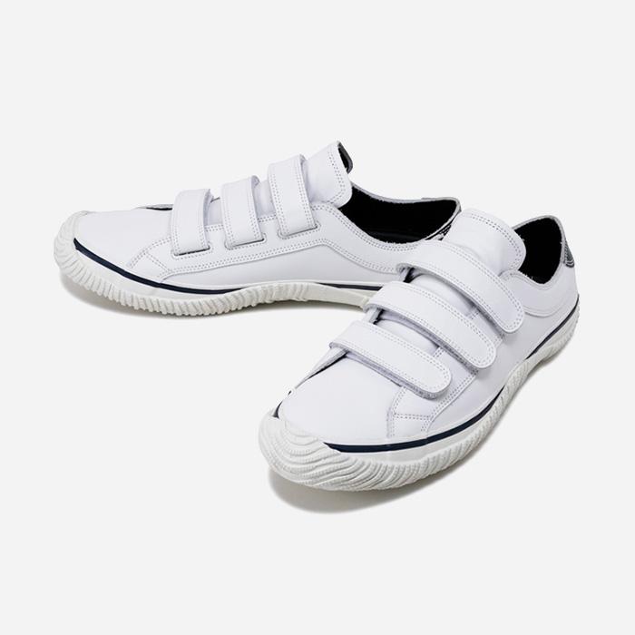 Spingle Handmade Sneakers Spm-211, White/Navy