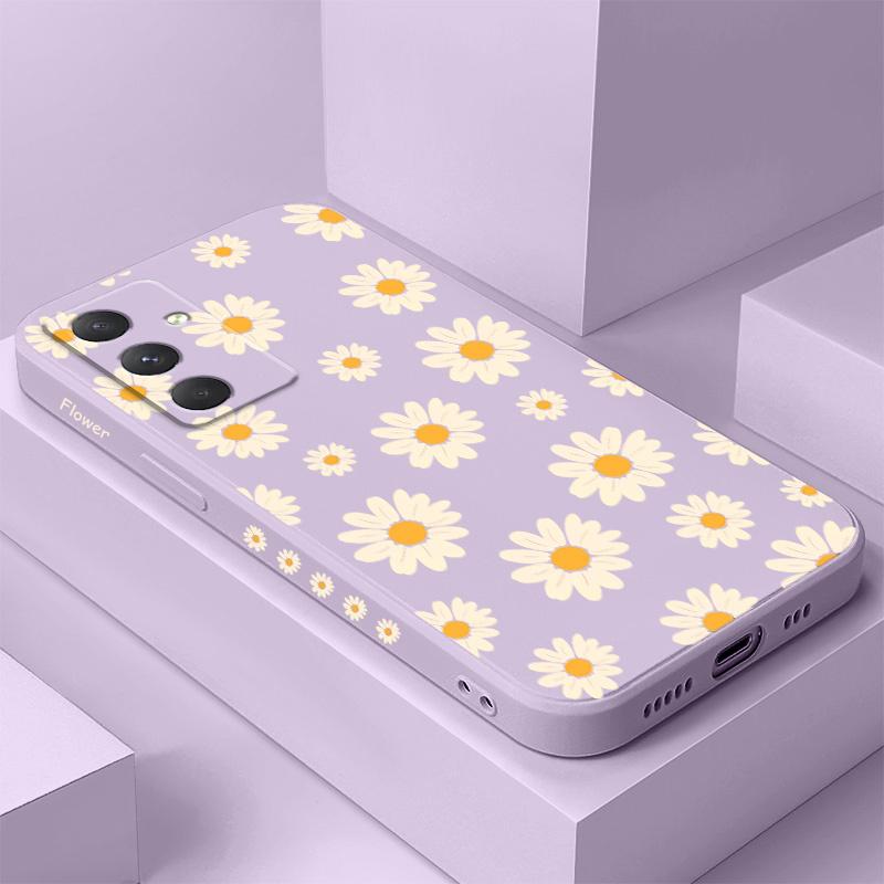 Чехол-гармошка «Ромашка» для Samsung A55 A35 A25 A15 A56 A36 A26 A17 A16 A07 A06 A05 A05S A54 A34 A24 A14 A04 A04S A04E 4G 5G