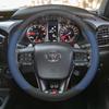Leather Car Steering Wheel Cover For Toyota Hilux GR Sport II 2012-2026 Auto Steering Wheel Toyota Tacoma 2025 Accessories