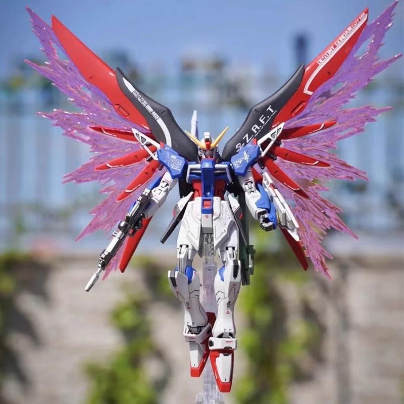 Гандам HG Destiny Strike Freedom Unicorn Красная Рамка Модель Меха Игрушка