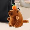 Capybara Plush Toy Backpack Bag Pendant Cute Creative Funny Decorative Hanging Ornament Key Chain