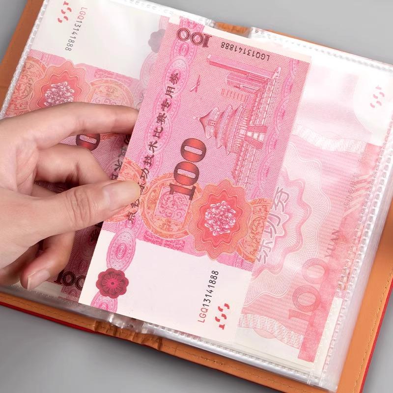 Депозитная книга с надежным замком-паролем, большой вместительный зажим для сбора памятных банкнот