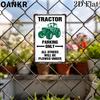 Только для парковки старых тракторов Металлическая жестяная табличка Ретро Все остальные будут вспаханы Металлические знаки для гаража Дома Настенный Декор Табличка