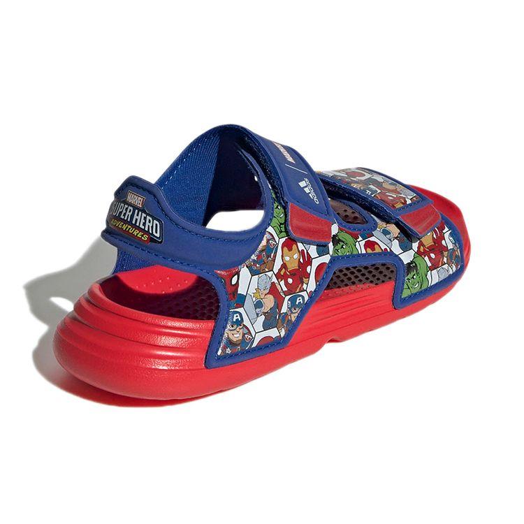adidas Marvel X Adventures Удобные Универсальные Нескользящие Сандалии Детские Сандалии Синий Красный GY5532