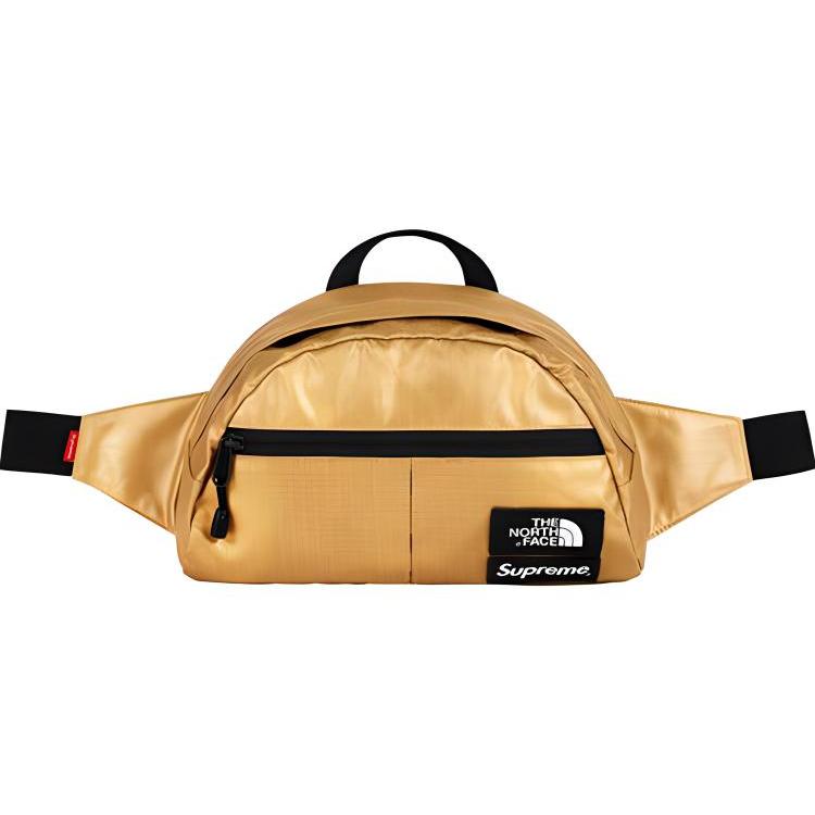 Supreme The North FaceMetallic Collaboration Fabric Sling Bag, Crossbody Bag, Fanny Pack Unisex Multicolor SUP-SS18-380