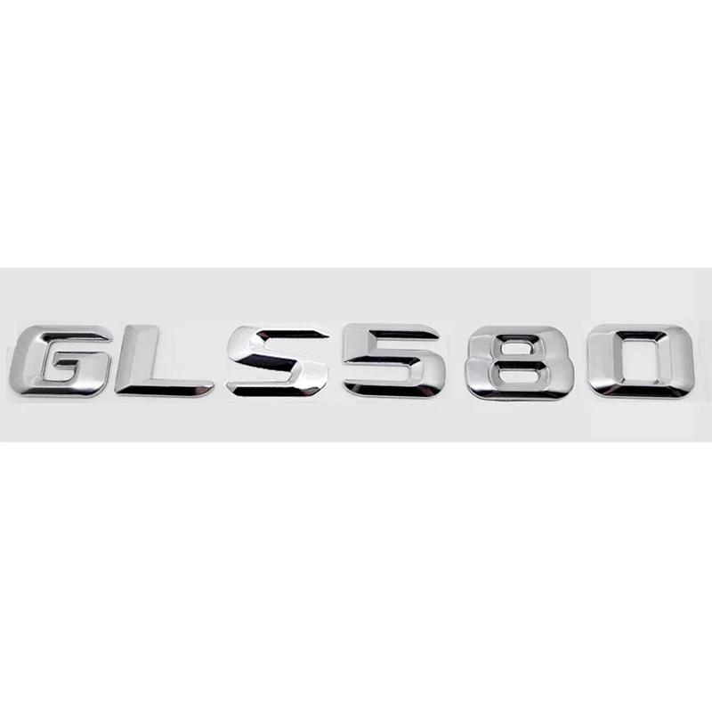 3D Автомобильные наклейки Задняя наклейка-эмблема для Mercedes Benz GLS400 GLS450 GLS500 GLS550 GLS580 GLS600 Аксессуары