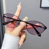 New products in the Year of the Snake UV-proof sunglasses oval frame ins fashionable versatile sunglasses