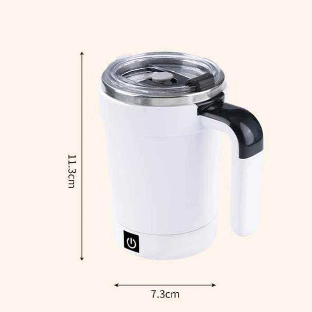 1 шт. Кружка с автоматическим перемешиванием 11,3*7,3 см Кружка для кофе с автоматическим перемешиванием с дисплеем температуры, кружка с автоматическим перемешиванием фиолетовая/белая/зеленая