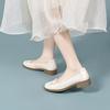 Bow Shallow Mouth Single Shoes Women's 2025 Gentle Wind Ballet Shoes French Mary Jane Shoes Loafers Entity