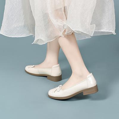 Туфли-лодочки с бантом, женские туфли в стиле балеток Мэри Джейн