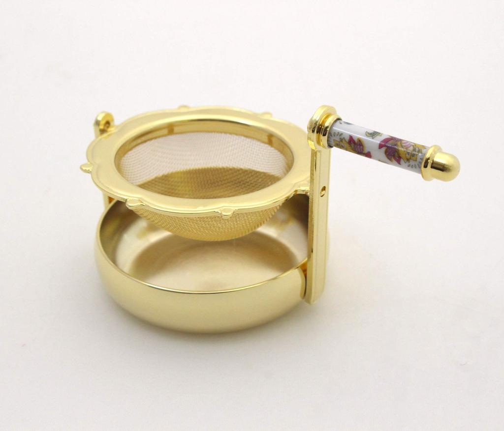 Характеристики вращающегося ситечка для чая Castle Enterprise MINTON Haddon Hall, произведенного в Японии, подарочная упаковка