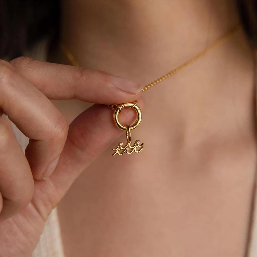 eManco Stainless Steel Star Zodiac Sign 12 Constellation Pendant Accessories for Necklace Women Man Jewelry Gifts