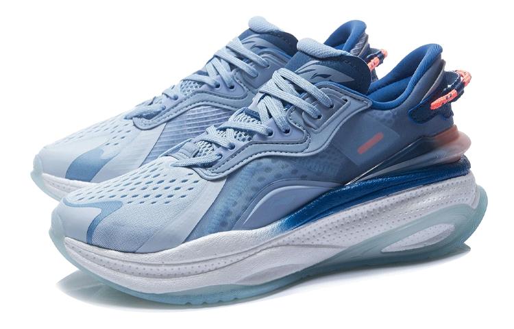Women's Sneakers Li-Ning Li Ning Exceed 5 Trendy Cushioning Low top Running Shoes Women's Celestial Blue